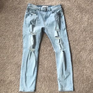 Pac sun stretch slim tapered jeans mens size 29x30
